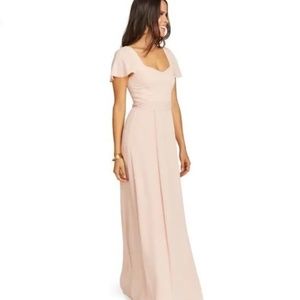 Show Me Your Mumu / Marie Sweetheart Maxi Dress / Blush / Small